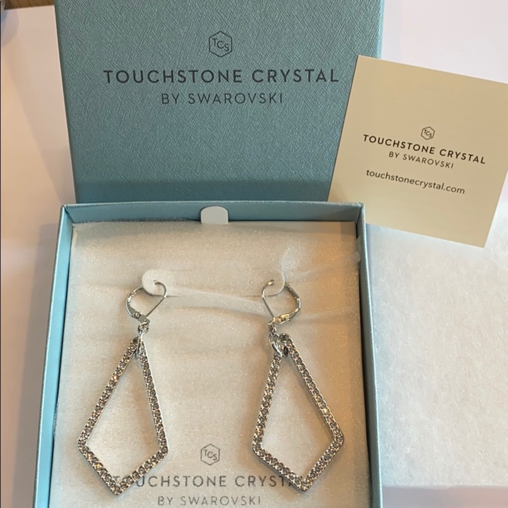 Touchstone by Swarovski dangle earrings
